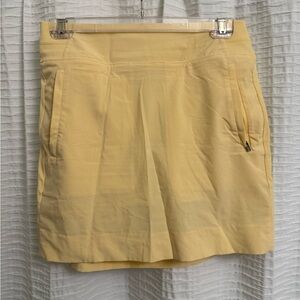 Athleta Yellow Athletic Skort